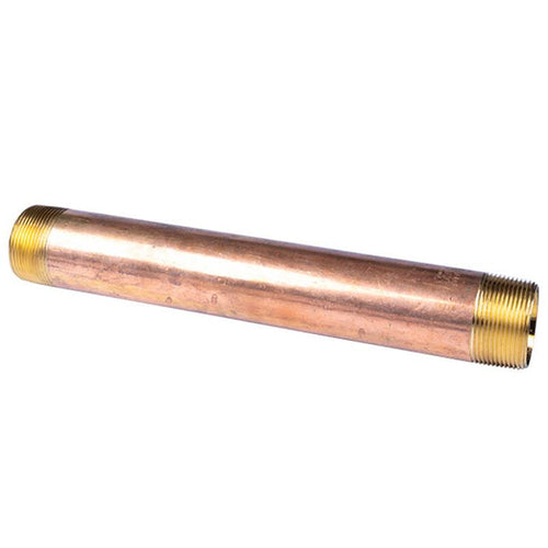 1 1/2" x 12" Lead Free Brass Nipple