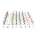 10 Tip Acrylic Display Holders - Assorted Styles and Colours | Lula Beauty