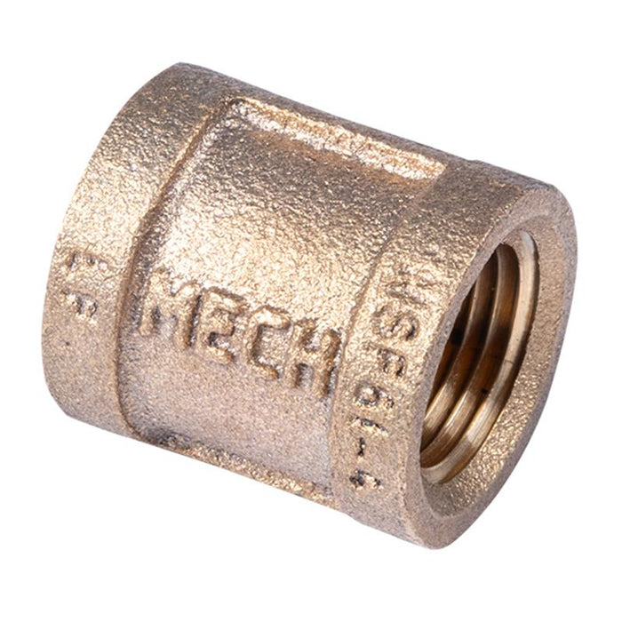 1/2" Lead Free Brass Coupling