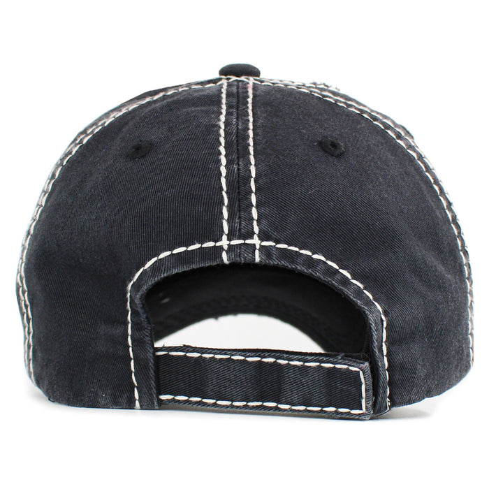 1539 - Just Horsen Around Hat - Black