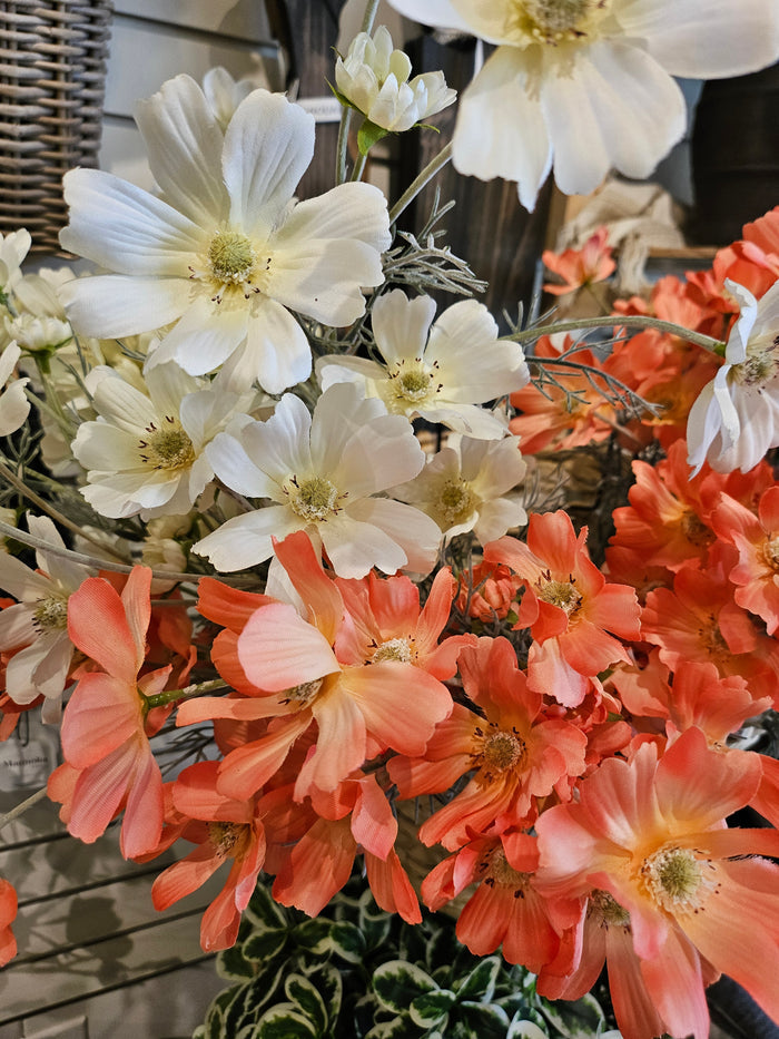 23.5" Faux Cosmos Flower Branch - Magnolia Lane co. Home + Garden + Gift