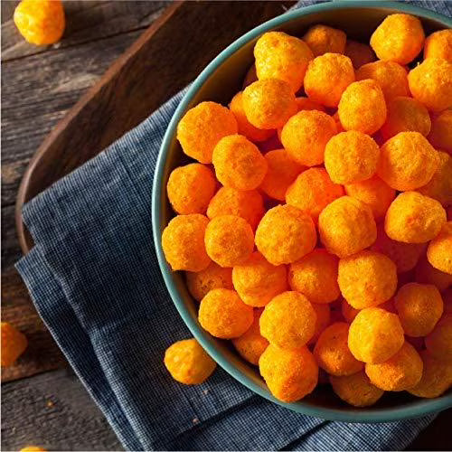 4 Bags of OLW Cheez Balls 225g (7.93 oz) – Authentic Swedish Crispy Cheese Snacks