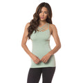 613 - Cami Seamless Triple Criss - Cross Front Cami - Sage