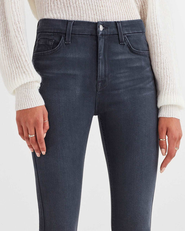 7 For All Mankind High Waist Ankle Skinny Jean in B(air) Evening Grey - Taryn x Philip Boutique