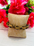 Blingin' Leopard Shamballa Beaded Bracelet