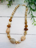 Natural Beauty Chunky Gemstone Necklace
