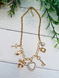 Full of Grace Pearl Charm Necklace