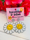 Happy Daisy Acrylic Earrings