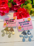 Dazzling Dangle Metal Earrings