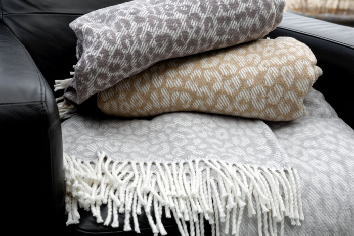 A Soft Idea Plush Leopard Throw - Multiple Colors!