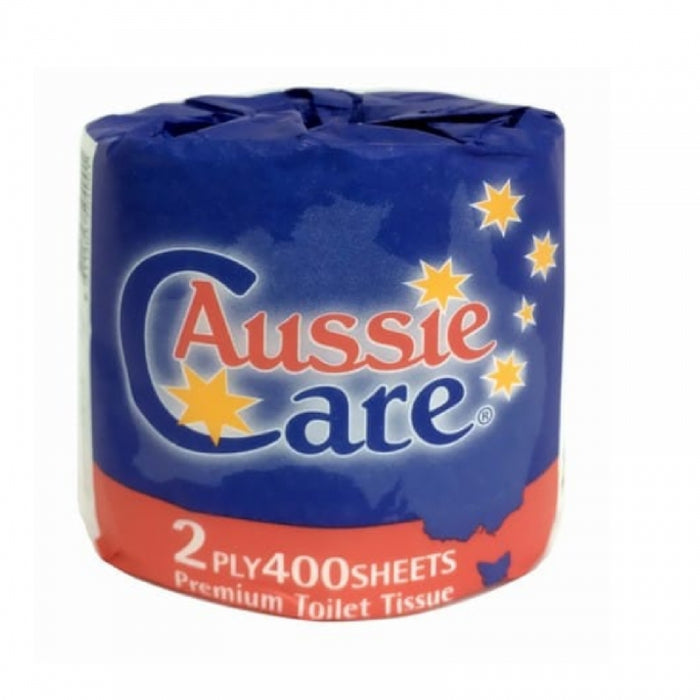 ABC Aussie Care AU-400 Toilet Rolls 400 Sheet Wrapped 2 Ply