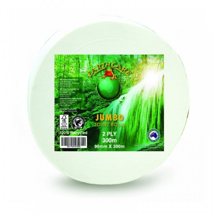 ABC EarthCare 3-EC2J300 Jumbo Toilet Roll 300m 2Ply