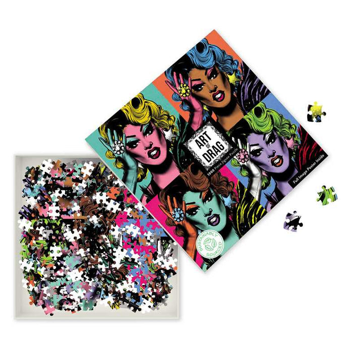 Adult Sustainable Jigsaw Puzzle Art of Drag by