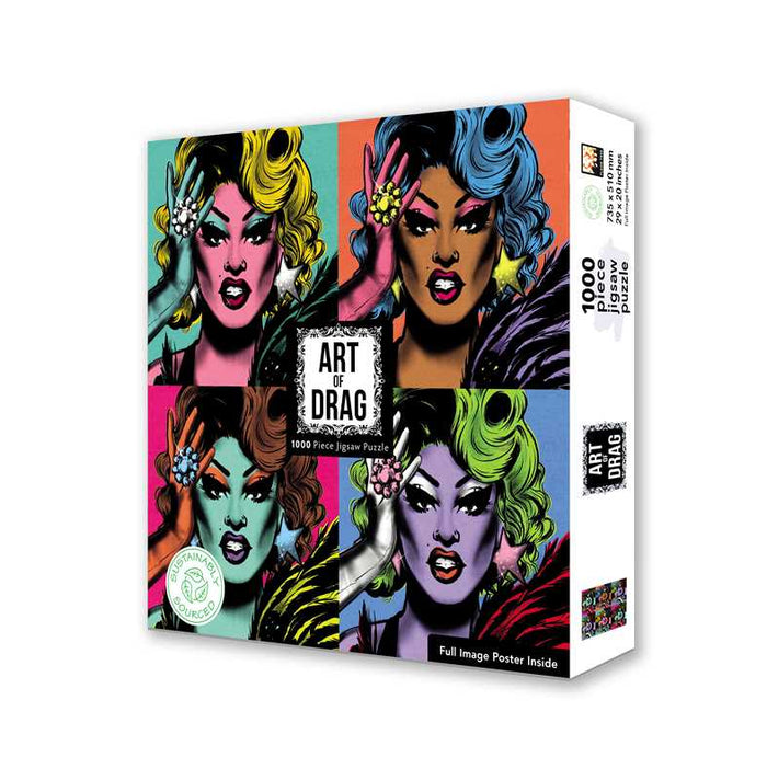 Adult Sustainable Jigsaw Puzzle Art of Drag by