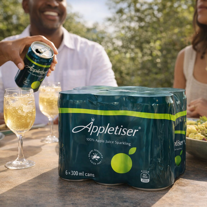 Appletiser Sparkling Apple Juice 300ml Cans (6-Pack) Facebook Ad
