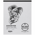 Aquabee Bee Assorted Charcoal and Pastel Paper Pad 25 assorted sheets