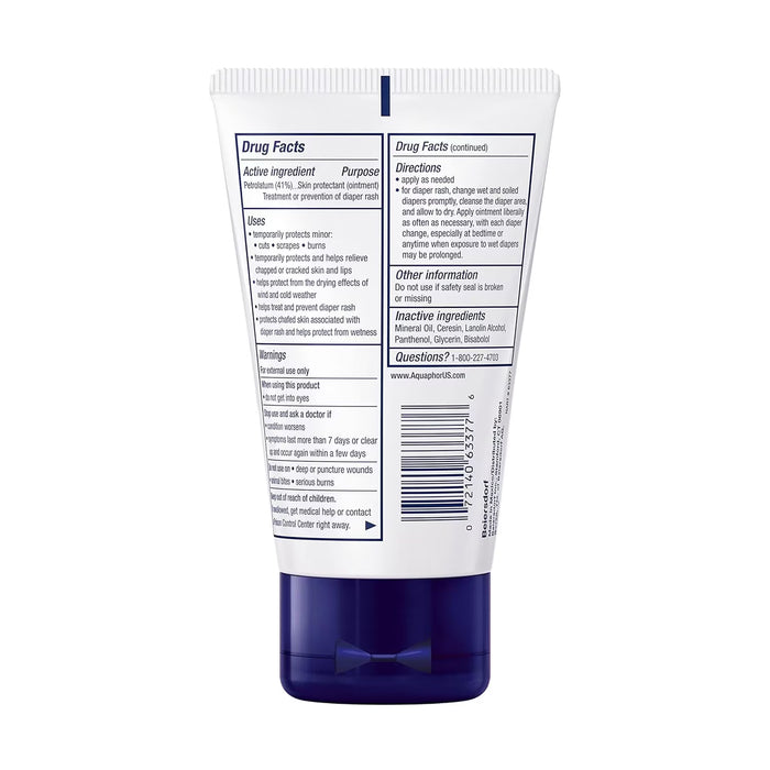Aquaphor - Baby Healing Ointment Tube - 3 Oz - 12 Pack