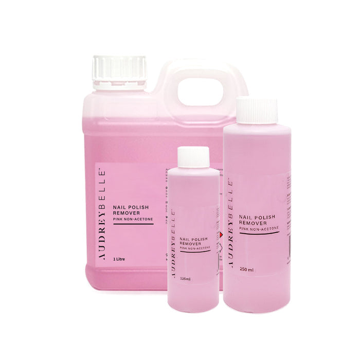 Audrey Belle Nail Polish Remover Pink - Non Acetone 1 Litre