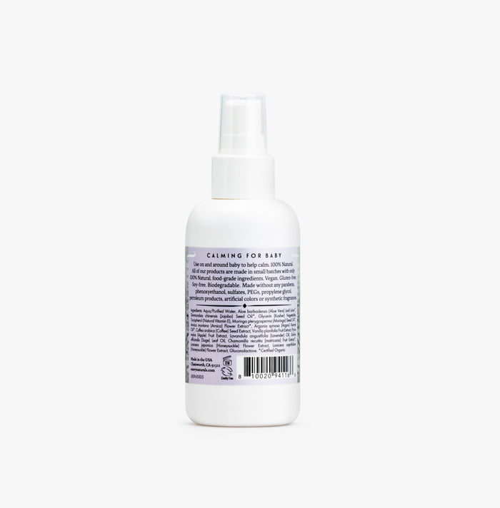 Saavy Naturals Baby Calming Mist - back