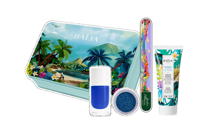 Baija Moana Nails & Glitter Party Gift Set - Blue