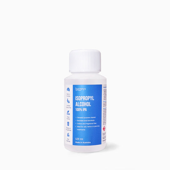 Barneys Isopropyl Alcohol 100% IPA - 125ml