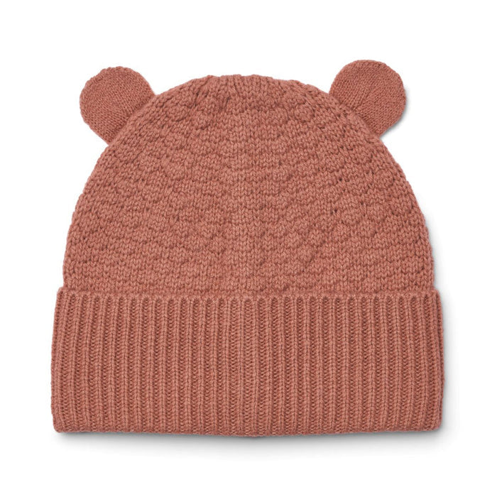 Liewood - Beanie Hat W/ Ears - Miller - Dark Rosetta