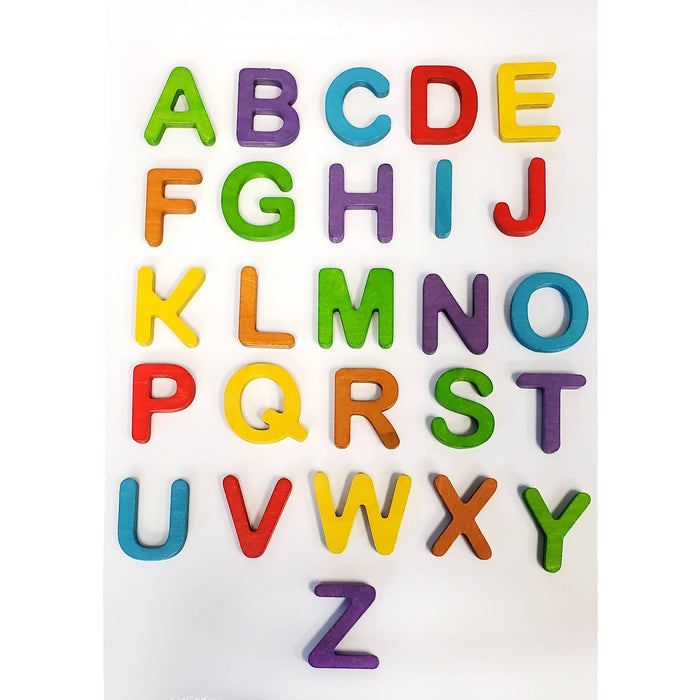 BeginAgain Jumbo 3" Wooden Letters in Carrying Bag