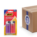 BIC Mini Clic Lighters – 2 Count – 72 Pack