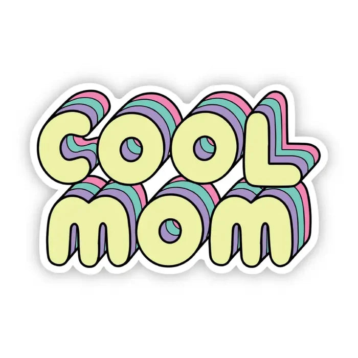 Big Moods 'Cool Mom' Vinyl Sticker