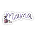 Big Moods 'Mama' Purple Floral Vinyl Sticker