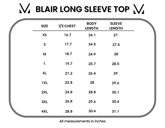 Blair Long Sleeve Top - Pumpkin