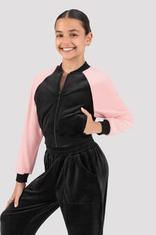 Bloch Children’s Julia Velvet Bomber Jacket