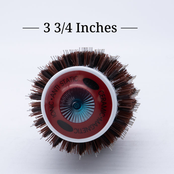 Boar & Nylon Bristle w/ Magnetic Therapy Handle Brush in 6 Sizes