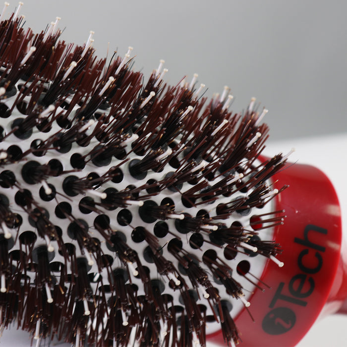 Boar & Nylon Bristle w/ Magnetic Therapy Handle Brush in 6 Sizes
