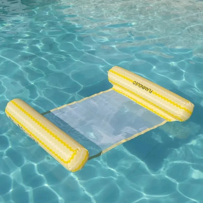 Boogie Inflatable Floating Pool Hammock with Mesh Seat