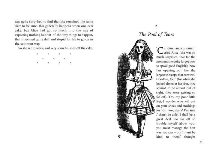 Book -  Alice's Adventures In Wonderland - Spread 1