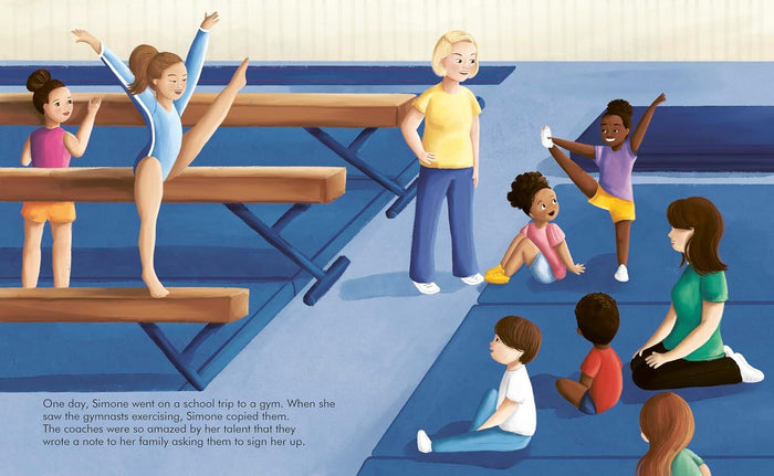 Book - Little People, Big Dreams - Simone Biles - Spread 3