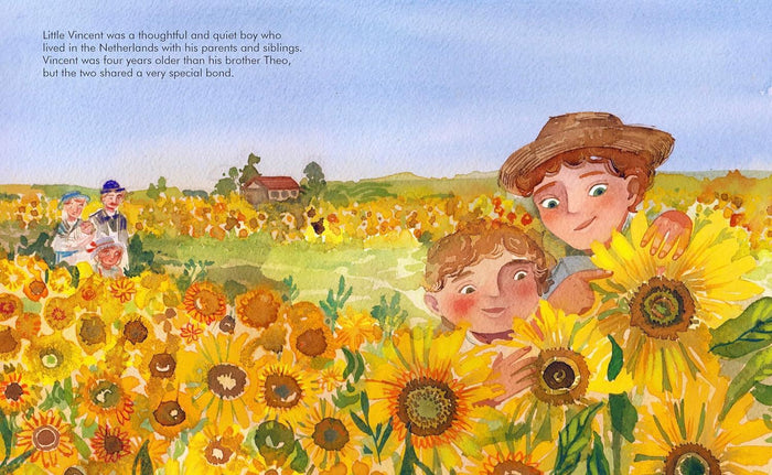 Book - Little People, Big Dreams - Vincent Van Gogh - Spread 1