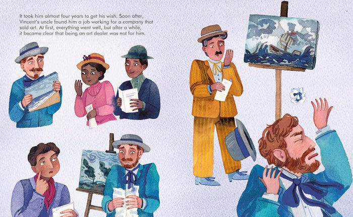 Book - Little People, Big Dreams - Vincent Van Gogh - Spread 2
