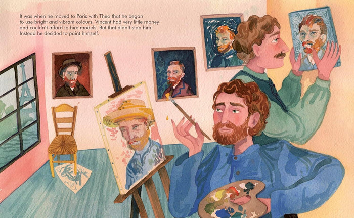 Book - Little People, Big Dreams - Vincent Van Gogh - Spread 3