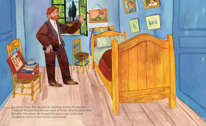 Book - Little People, Big Dreams - Vincent Van Gogh - Spread 4