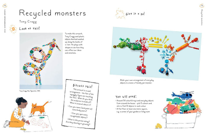 Book - Mini Artists: 20 Projects Inspired By The Great Artists - Spread 5
