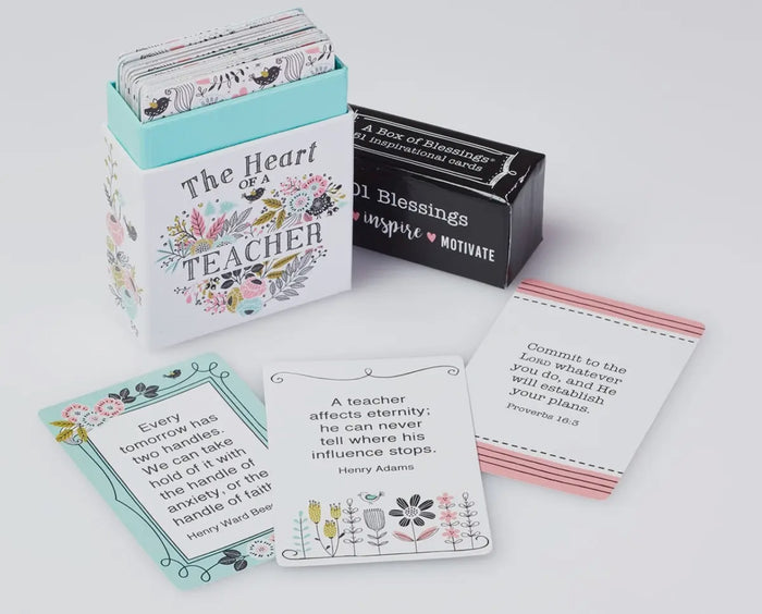 Box of Blessings Heart of A Teacher