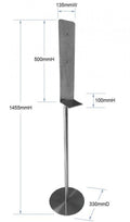 Bradley CleanHands 68002 Mobile Dispenser Stand