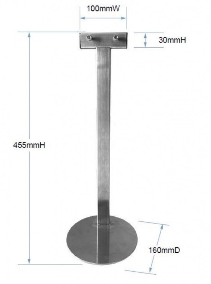 Bradley CleanHands 68004 Desktop Bench Dispenser Stand