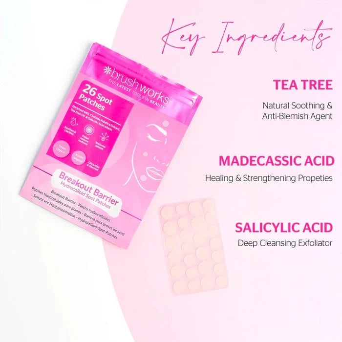 Breakout Barrier Hydrocolloid Spot Patches - 26pcs
