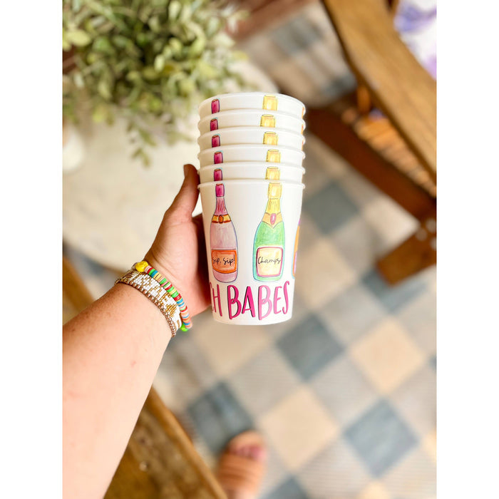Brunch Babes Reusable Party Cups, great gifts & friend time