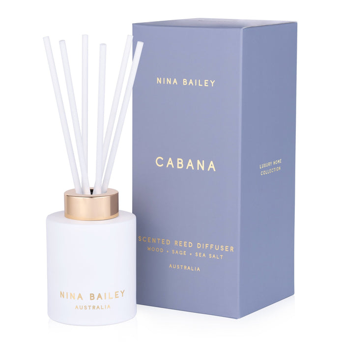 CABANA - WOOD SAGE & SEA SALT LUXURY REED DIFFUSER - Nina Bailey