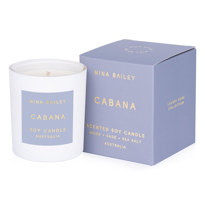 Cabana - Wood Sage & Sea salt Soy Candle - Nina Bailey