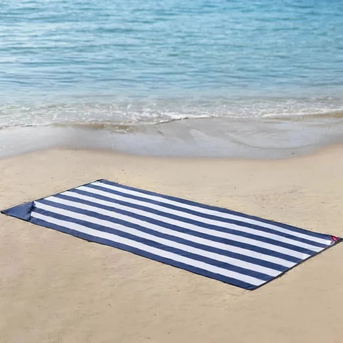 Cabo Microfiber Beach Towel with Magnets – Lightweight Quick Dry for Beach & Travel